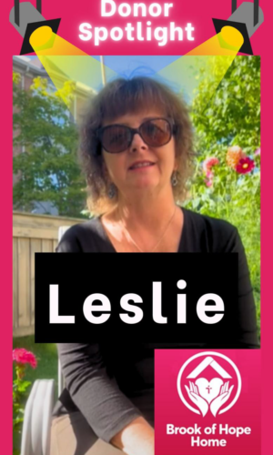 Donor Spotlight and Video - Leslie